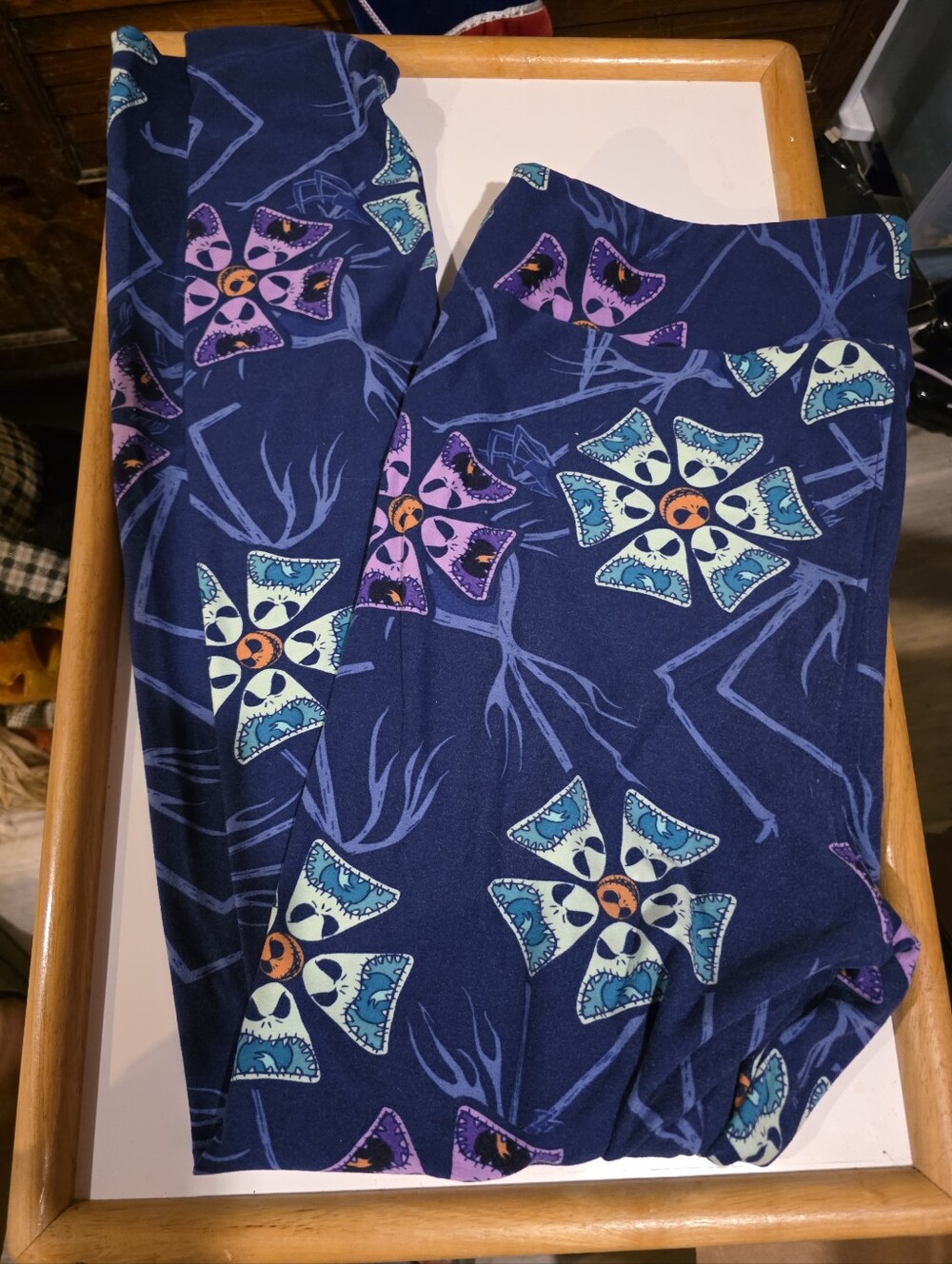 Disney Nightmare Before Christmas LuLaRoe Leggings Jack Skellington TC
